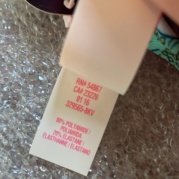 Victoria’s Secret Reversible Boho Bikini TOP floral and pink Top S New w/o tag - Picture 8 of 9